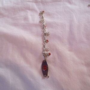 Medic Alert Bracelet & Necklace for Diabetics with “Diabetic” on Reverse